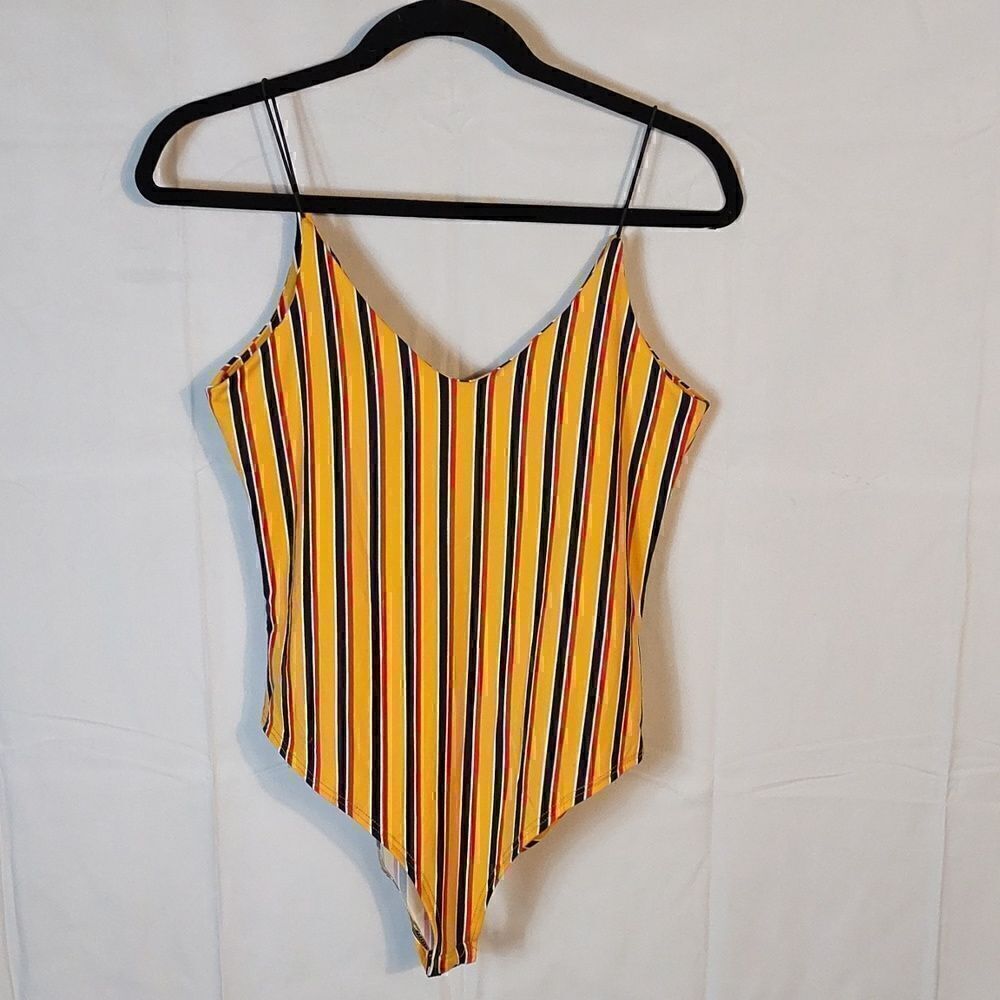 Gaze Striped Bodysuit